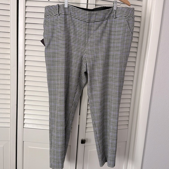 AVA & VIV houndstooth pants trousers slacks NWT - Picture 1 of 7